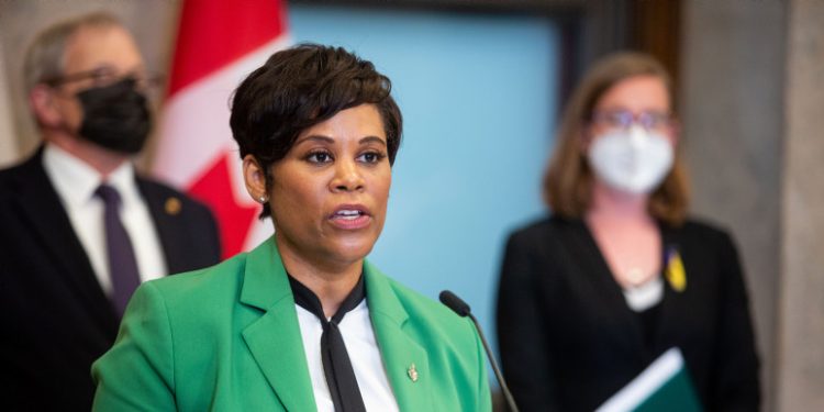 A spokesperson for Minister for Women Marci Ien told The Hill Times that the Liberal government's task force to address passport processing delays—of which she is co-chair—is working 'day in and day out' to resolve issues. The Hill Times photograph by Andrew Meade